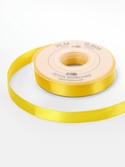 Лента атласная TEIRA, двухсторонняя, 15 мм, 25±1 м, жёлтая №0645 - Фото 4