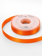 Лента атласная TEIRA, двухсторонняя, 15 мм, 25±1 м, оранжевая №751 - Фото 4