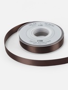 Лента атласная TEIRA, двухсторонняя, 15 мм, 25±1 м, коричневый №0850 - Фото 4