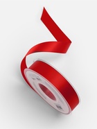 Лента атласная TEIRA, двухсторонняя, 20 мм, 25±1 м, красная №0250 - Фото 3