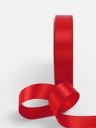 Лента атласная TEIRA, двухсторонняя, 20 мм, 25±1 м, красная №0250 - Фото 4