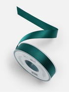 Лента атласная TEIRA, двухсторонняя, 20 мм, 25±1 м, зелёная №0589 - Фото 3