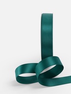 Лента атласная TEIRA, двухсторонняя, 20 мм, 25±1 м, зелёная №0589 - Фото 4