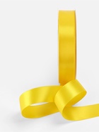 Лента атласная TEIRA, двухсторонняя, 20 мм, 25±1 м, жёлтая №0645 - Фото 4