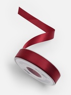 Лента атласная TEIRA, двухсторонняя, 20 мм, 25±1 м, бордовая №0789 - Фото 3