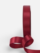 Лента атласная TEIRA, двухсторонняя, 20 мм, 25±1 м, бордовая №0789 - Фото 4