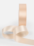 Лента атласная TEIRA, двухсторонняя, 25 мм, 25±1 м, светло-бежевая №112 - Фото 4