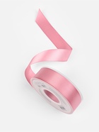 Лента атласная TEIRA, двухсторонняя, 25 мм, 25±1 м, розовая №158 - Фото 3