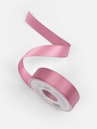 Лента атласная TEIRA, двухсторонняя, 25 мм, 25±1 м, розовая №165 - Фото 3