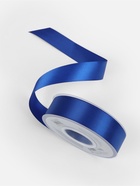 Лента атласная TEIRA, двухсторонняя, 25 мм, 25±1 м, синяя №0329 - Фото 3