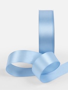 Лента атласная TEIRA, двухсторонняя, 25 мм, 25±1 м, светло-голубая №332 - Фото 4
