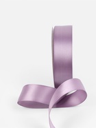 Лента атласная TEIRA, двухсторонняя, 25 мм, 25±1 м, сиреневая №0434 - Фото 4