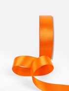 Лента атласная TEIRA, двухсторонняя, 25 мм, 25±1 м, оранжевая №751 - Фото 2