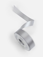 Лента атласная TEIRA, двухсторонняя, 25 мм, 25±1 м, цвет серебряный №837 - Фото 1