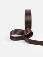 Лента атласная TEIRA, двухсторонняя, 25 мм, 25±1 м, коричневая №0850 - Фото 2