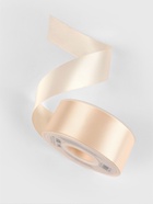 Лента атласная TEIRA, двухсторонняя, 38 мм, 25±1 м, светло-бежевая №112 - Фото 3