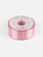Лента атласная TEIRA, двухсторонняя, 38 мм, 25±1 м, розовая №158 - Фото 5