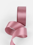 Лента атласная TEIRA, двухсторонняя, 38 мм, 25±1 м, тёмно-розовая №165 - Фото 4