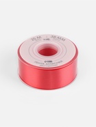 Лента атласная TEIRA, двухсторонняя, 38 мм, 25±1 м, красная №0250 - Фото 5