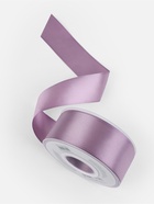 Лента атласная TEIRA, двухсторонняя, 38 мм, 25±1 м, сиреневая №0434 - Фото 3