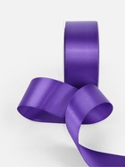 Лента атласная TEIRA, двухсторонняя, 38 мм, 25±1 м, фиолетовая №0470 - Фото 2