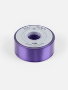Лента атласная TEIRA, двухсторонняя, 38 мм, 25±1 м, фиолетовая №0470 - Фото 3