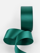 Лента атласная TEIRA, двухсторонняя, 38 мм, 25±1 м, зелёная №0589 - Фото 4