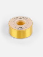 Лента атласная TEIRA, двухсторонняя, 38 мм, 25±1 м, жёлтая №0645 - Фото 5