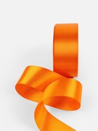 Лента атласная TEIRA, двухсторонняя, 38 мм, 25±1 м, ярко-оранжевый №751 - Фото 4