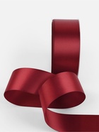 Лента атласная TEIRA, двухсторонняя, 38 мм, 25±1 м, бордовая №0789 - Фото 4