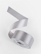 Лента атласная TEIRA, двухсторонняя, 38 мм, 25±1 м, цвет серебряный №837 - Фото 3
