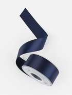 Лента атласная TEIRA, двухсторонняя, 38 мм, 25±1 м, тёмно-синяя - Фото 3