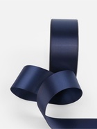 Лента атласная TEIRA, двухсторонняя, 38 мм, 25±1 м, тёмно-синяя - Фото 4