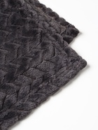 Плед «Этель» Zig-zag, 200×220 см, 100% п/э, корал-флис, тёмно-серый - Фото 6