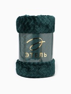 Плед «Этель» Zig-zag, 150×200 см, корал-флис, изумрудный - Фото 7