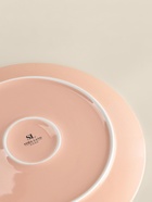 Тарелка для пиццы SL Home «Уроки испанского: Buen provecho», d=30 см, фарфор, розовая - Фото 5