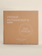 Тарелка для пиццы SL Home «Уроки испанского: Buen provecho», d=30 см, фарфор, розовая - Фото 6