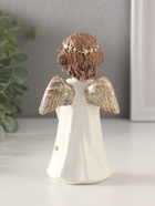 Сувенир полистоун "Ангелочек в платье со звёздами, с фонарём 7х5х13 см - фото 33704418