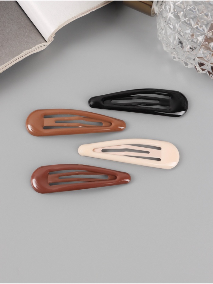 Заколки для волос QF «Стиль», набор 12 шт., грация, 5 см, МИКС - Фото 1