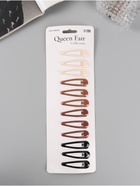 Заколки для волос QF «Стиль», набор 12 шт., грация, 5 см, МИКС - Фото 3