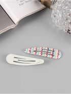 Заколки для волос QF «Флора», набор 8 шт., орнамент, 5 см, МИКС - Фото 2