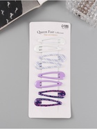 Заколки для волос «Флора», набор 8 шт., нежность, 5 см, МИКС - Фото 3