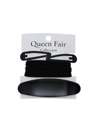 Набор для волос QF «Авиталь», 3 резинки 6 см, заколка - автомат 9 см, 2 заколки 4.5 см, чёрный - Фото 5