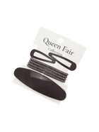 Набор для волос QF «Авиталь», 4 резинки 6.5 см, заколка - автомат 9 см, 2 заколки 4.5 см, коричневый (комплект 6 шт) - фото 64203639