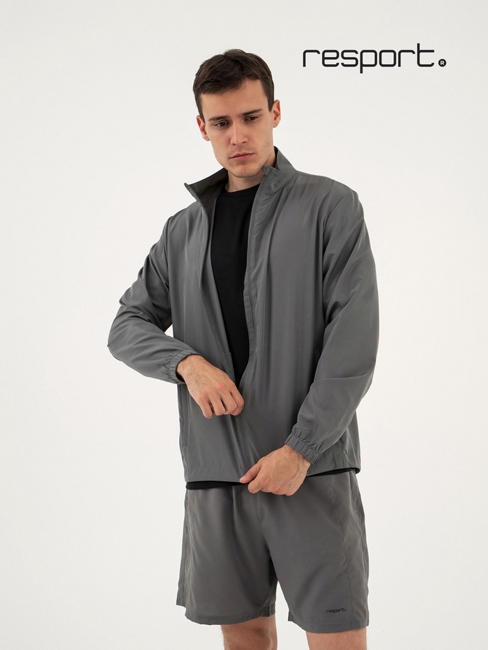 Ветровка мужская Resport, р. 54, цвет серый, спортивная - Фото 1