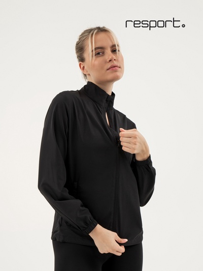Ветровка женская Resport, р. 50, цвет чёрный, спортивная