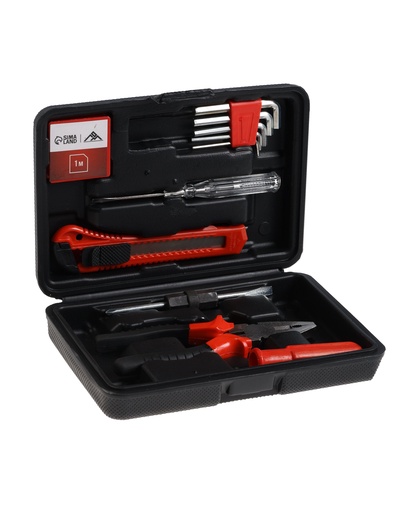 УЦЕНКА Набор инструментов в кейсе ЛОМ "23 ФЕВРАЛЯ", в подарочной упаковке, 11 предметов