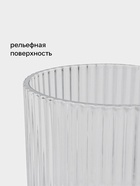 Стаканы для виски Magistro «Страйп», 300 мл, 8.75×9.25 см, набор 6 шт., стекло, прозрачные - Фото 3