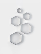 Формы печенья Доляна «Шестиугольник», набор 5 шт., 9.6×8.3×2.5 см, нержавеющая сталь, серебристые - Фото 2