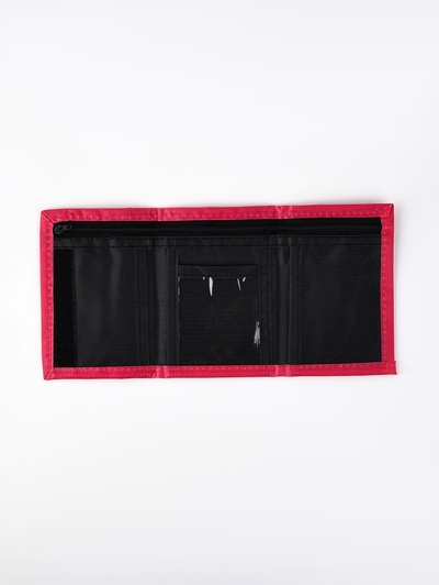 Кошелёк детский на липучке «Девочка с розовыми волосами», чёрный